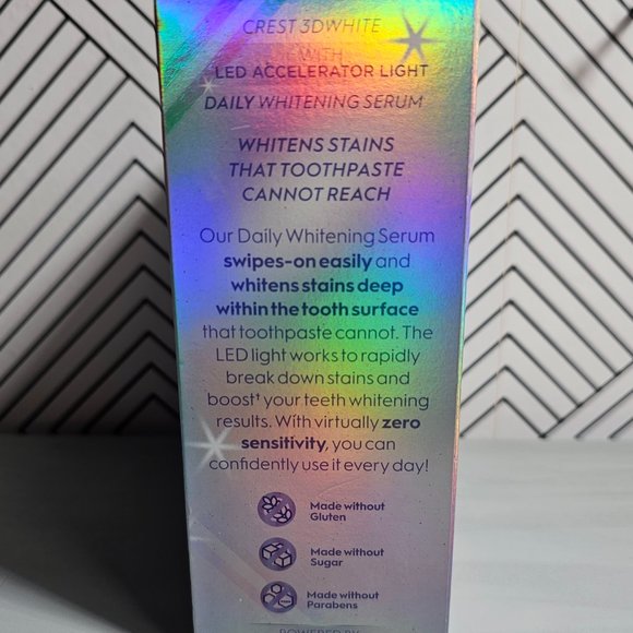 🏷️NIB Crest 3D White Daily Whitening Serum Treatment with LED Accelerator Light - Picture 7 of 10